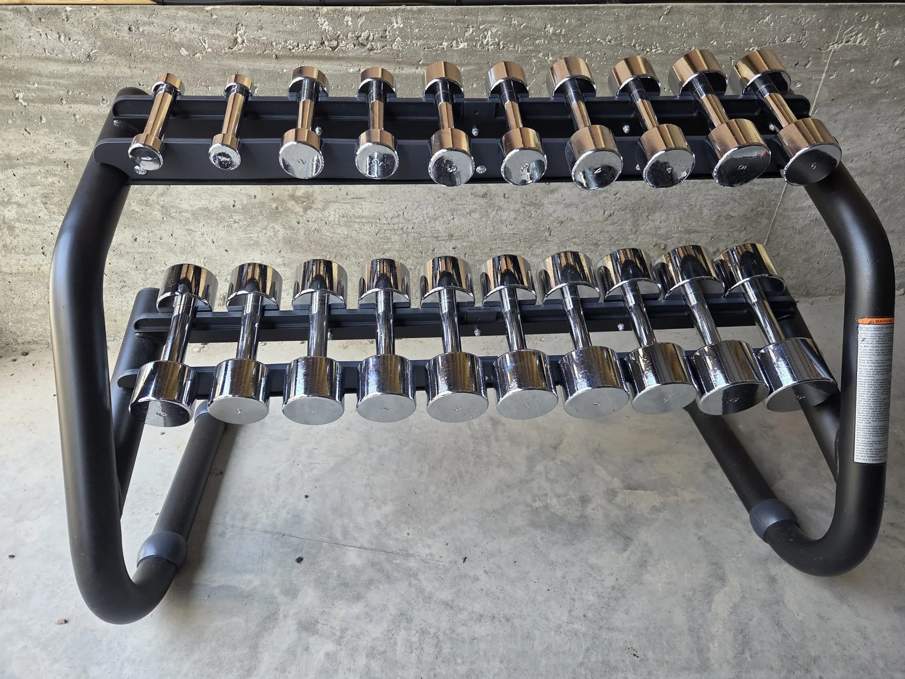 Rack d'haltères professionnels